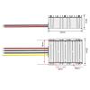 YCWHRCXKUZ 12V(9-20V) to 24V High-Power Ultra Large Size Die-Casting Aluminum Alloy 12V to 24V 20A DC Power Boost Module view 2