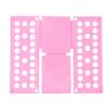 TKOWTB Plastic Clothes Folding Board Kids Laundry Folder Shirt Folding Board Home Storage Tool for Kid Children Adults Pink view 1