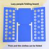 TKOWTB Plastic Clothes Folding Board Kids Laundry Folder Shirt Folding Board Home Storage Tool for Kid Children Adults Pink view 2