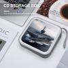 VstaDank Aircraft Carrier CD Case Binder for Travel Car DVD Storage Case DVD Storage Bag with Handles Cover CD Storage Binder for Blu-ray Movie Music Audio Disks 40 Disc Units view 4
