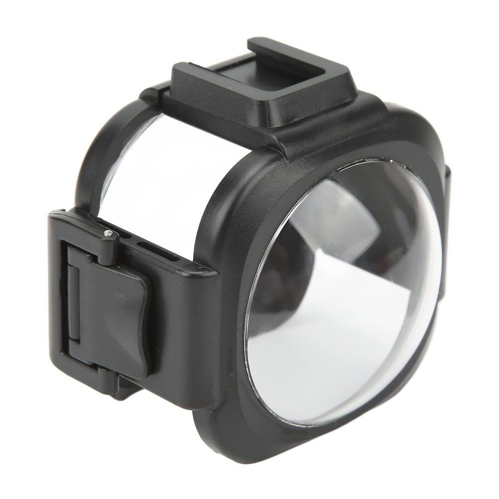 BAFOVY Camera Lens Protective Cover, PC Material High Light Transmittance Lens Guard for ONE RS 1 Inch 360 Edition, with Cold Shoe Opening for Accessories