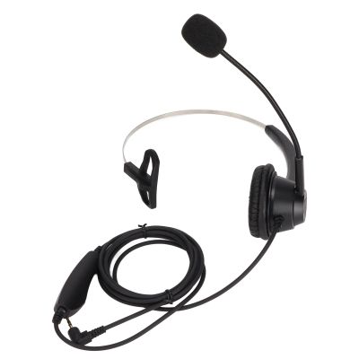 Dam Skerisi H360-2.5MV 2.5mm Business Headset, Monaural Office Headset with Speaker Volume Adjustment and Microphone Mute, Single Ear Headset for Call Center Conference Telemarketing, Durabl