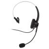 Dam Skerisi H360-2.5MV 2.5mm Business Headset, Monaural Office Headset with Speaker Volume Adjustment and Microphone Mute, Single Ear Headset for Call Center Conference Telemarketing, Durabl view 3