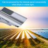Solar Powered Fake Camera, Dummy Security Camera, Realistic CCTV Surveillance with Red LED Light, Adjustable Pivot System for Indoor Outdoor Use, ABS Material Silver Black (Silver) view 4