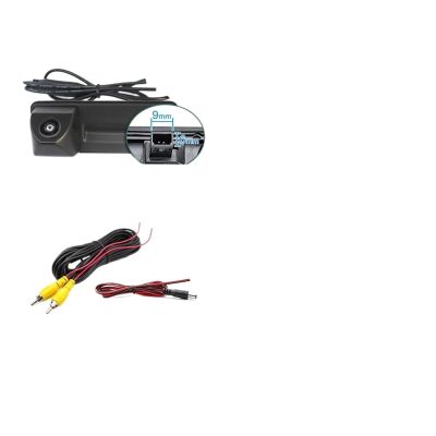 170 1080P Vehicle Rear View Camera Compatible with VW Skoda Octavia A5 A7 3 Rapid Yeti Fabia 2 Roomster Audi A1 A3 A4 Car(8011-CVBS480P-125deg)