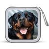 VstaDank Rottweiler Dogs Tongue Head CD Case Binder for Travel Car DVD Storage Case DVD Storage Bag with Handles Cover CD Storage Binder for Blu-ray Movie Music Audio Disks 40 Disc Units view 1