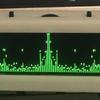 TKOWTB Music Spectrum Display Voice-Controlled Vehicle Professional HiFi Spectrum OLED Music Spectrum Display Blue view 3