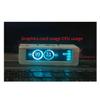 TKOWTB Music Spectrum Display Voice-Controlled Vehicle Professional HiFi Spectrum OLED Music Spectrum Display Blue view 4