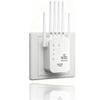 Outdoor WiFi Extender with 6 Antennas, Long Range Wireless Booster & Amplifier, Ethernet Port for PC, 2-Pack, Enhanced Network Coverage & Signal Strength view 1