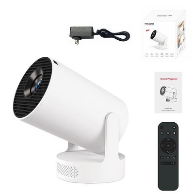4K Portable Projector, Mini Portable Projector, 4K with WiFi6 & Bluetooth 5.4, 5W HiFi Speaker, Auto Vertical Keystone, 180 Rotatable for Home, Bedroom & Outdoor Fun