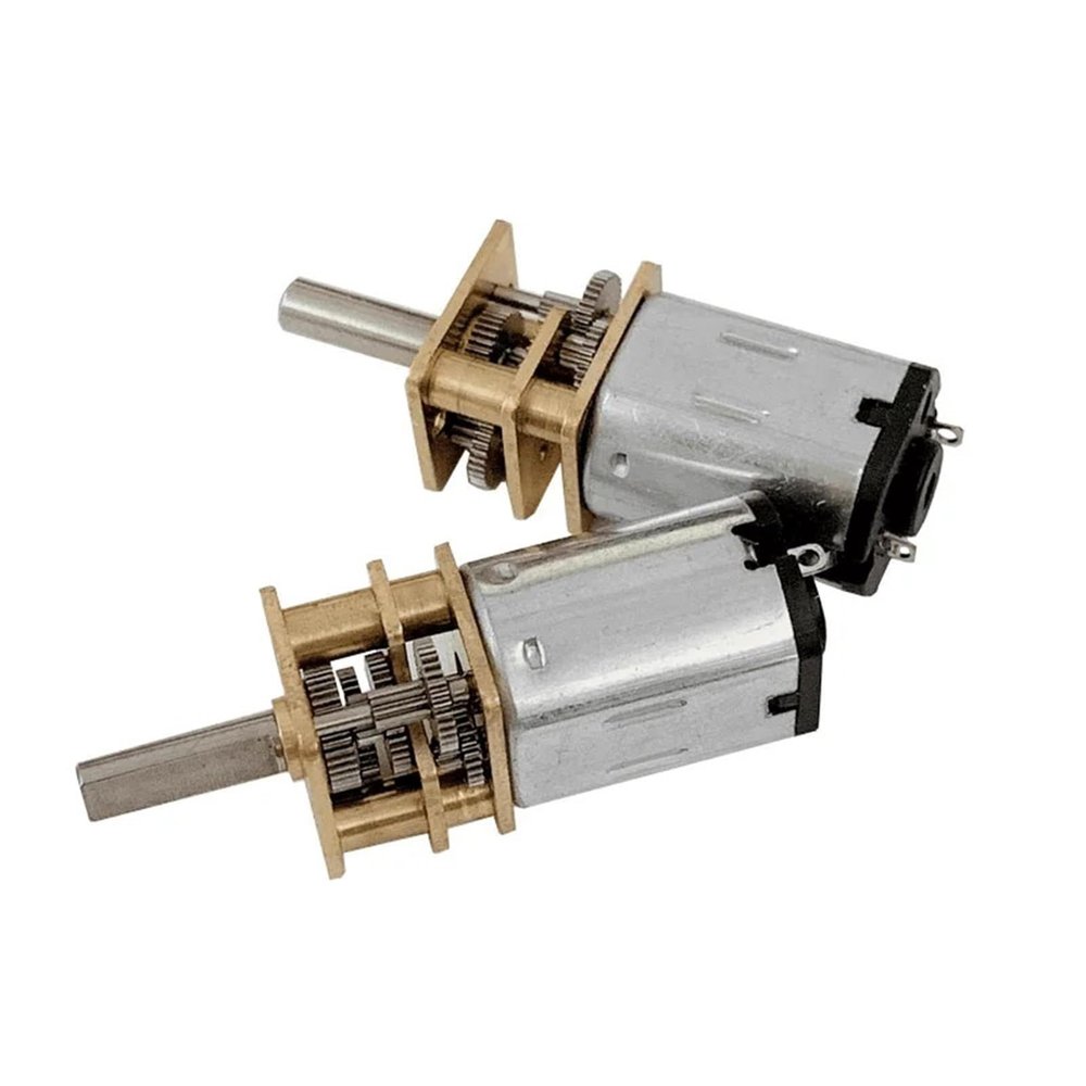 6pcs GA12-N20 Micro Metal Gear DC 3V 6V 12V Motor Gear 30RPM 50RPM 60RPM 100RPM 150RPM 200RPM 300RPM 600RPM 1000RPM Wheel Gear Motor(30RPM_12V)