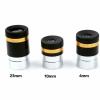 1.25" 62 Degrees 4mm 10mm 23mm Aspheric Wide Angle Multi-Coated Ocular Adapter Astronomical Telescope Astronomical Telescope Part(10mm) view 2