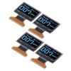 0.96in Organic LCD Display, OLED Screen with 30PIN Interface, 128x64 Resolution Clear Displaying Screen, Thin and Flexible SPI or IIC LCD Module for DIY Electronics Projects (Blue Displaying) view 4