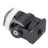 Jonlaki Hot Shoe Mount Bracket for Camera Flash & with /4in Screw - Lightweight and Design (Black and Silver) view 1