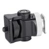 Jonlaki Hot Shoe Mount Bracket for Camera Flash & with /4in Screw - Lightweight and Design (Black and Silver) view 2