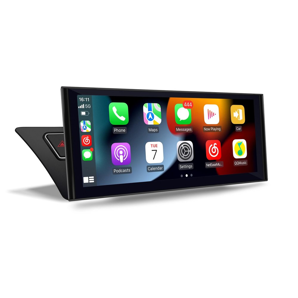 10.25 Inch Linux Screen Upgrade for Audi A4 S4 RS4 A5 S5 RS5 B8 MMI 3G, Wireless CarPlay and Android Auto, Screen Mirroring, Vehicle Cameras
