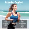 Roujune Bone Conduction Headphones IPX8 Waterproof Swimming Headphones Open Ear Headphones with MP3 Mode 32GB Memory 8H Playtime Bluetooth 5.4 Ear Buds Secure Fit for Running (Green) view 2