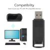 EIMSOAH 2 Pack Portable VR USB Dongle Receiver, Wireless Receiver for Valve Index Controllers Vive Tracker, with USB Extension Cable for SteamVR (Transparent Black) view 4