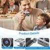 2026 New Mini Digital Camera with 1.47 in LCD Screen, 1080P Mini Flip Camera, Pocket-Size Retro CCD, Portable Keychain Camera for Travel & Daily Use (Blue) view 4