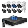 80ft IR Night Vision & 5MP Super HDWired Security Camera System Outdoor, 5MP CCTV Cameras Systems with AI Motion Detection, Home Video Surveillance DVR Kits view 1