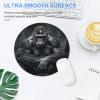Gorilla on The Ground Mouse Pad Cute Round Computer Mousepad Stitched Edges Gaming Mouse Mat Waterproof Desk Mat for Home Office Dorm Desktop Decor view 4