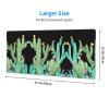 Cactus Garden Succulent Desert Southwest Large Mouse Pad, 31.5x12 Inch Gaming Desk Mat, XXL Non-Slip Rubber Base Computer Pad with Durable Stitched Edges for Work and Play view 3