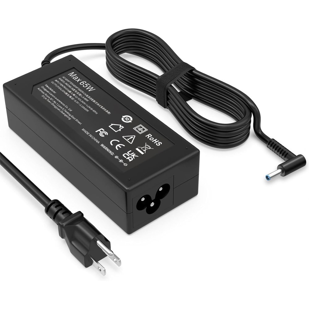 19.5V 2.31 AC Adapter Power Charger Compatible with HP 15-bw030nr 15-bw040nr 15-bw063nr 15-bw070nr 15-bw071nr 15-c001 15-c001dx 15-cc064nr 15-cc065nr 15-cc564nr 15-cr0037wm