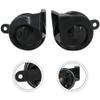 FABULETTA 2 PCS Car Air Power Snall Speaker, 105-118dB High/Low Frequency Electric Snall Speaker Waterproof Metal Design for Most Vehicles, Black view 4