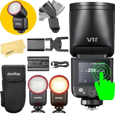 GODOX V1 Mid C Godox Flash for Canon Flash Speedlite