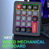 VBESTLIFE Mechanical Number Pad, Wired USB Numeric Keypad with RGB Backlight, 19 Programmable Keys, Hot Swappable Switches, for Desktop Laptop PC (Black) view 2