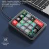 VBESTLIFE Mechanical Number Pad, Wired USB Numeric Keypad with RGB Backlight, 19 Programmable Keys, Hot Swappable Switches, for Desktop Laptop PC (Black) view 3