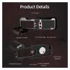 Camera Accessories, Wood Hand Grip Handle Camera Cage kit,Compatible for Fujifilm XM5 Fuji X-M5 L-Shape Mount,for Parts(Silver) view 3
