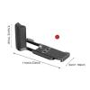 Camera Accessories, Wood Hand Grip Handle Camera Cage kit,Compatible for Fujifilm XM5 Fuji X-M5 L-Shape Mount,for Parts(Silver) view 4