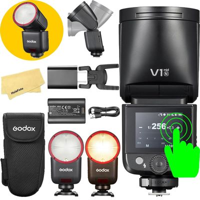 GODOX V1 Mid N Godox Flash for Nikon Flash Speedlight