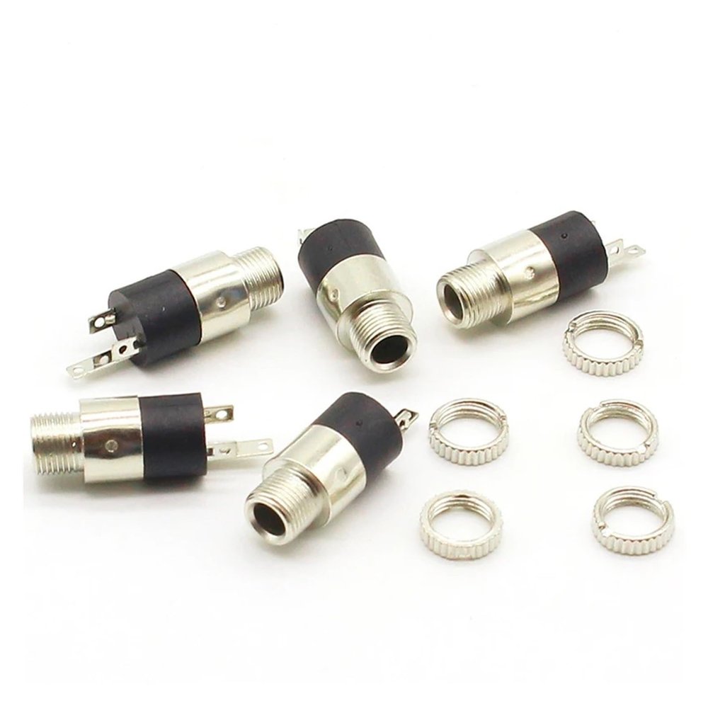 10PCS/LOT PJ392 3.5mm Stereo Female Sockect Jack with Screw 3.5 Headphone Connector PJ-392
