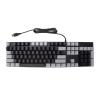 104 Key Mechanical Gaming Keyboard with Blue Switch, RGB Backlit USB Wired Keyboard, Durable ABS Aluminum Alloy Frame for PC Laptop, Ergonomic Design with 20 Lighting Modes for Win (Gray Black) view 1
