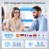XO Simple is Beauty AI Smart Glasses,HD 1080P Camera Glasses with Video Recording & Photo Taking,140+ Language Real-Time Translation Glasses Perfect for Travel, Business(Transparent Anti-Blue) view 2