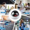 XEGZLH Simulated Fake Security Camera Fake Surveillances Monitor with Realistic Appearance for Indoor Outdoor Home Office Use White+Black ABS view 2