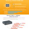 FriendlyElec Nanopi R5S-LTS Mini Router OpenWRT, 4GB LPDDR4X RAM 64GB eMMC, H.265/H.264 4K Video Decoder, with Three Gbps Ethernet for Smart Gateway IoT NAS Device, Support Debian Ubuntu (TF Card Kit) view 4