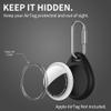 SPGUARD Apple Air Tag Holder (1st/2nd Generation)- 4 Pack Air Tagholder keychain with Professional Carabiner, Waterproof & Shockproof TPU Air Tag 2/1 holders for Keys, Backpacks, Pets, Luggage, Kids view 3