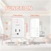BXST 918J Single Outlet Surge Protector for Home Appliance Small Multi Function Plug with Surge Protection Wall Mount Power Suppressor for Refrigerator, TV, PC, Xbox, PS5, 120V, 1800W, 1 Pack view 4