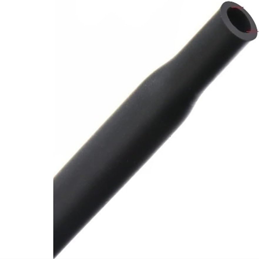 1.7:1 Silicone Heat Shrink Tube - Black Flexible Cable Sleeve for DIY Wire Protection (0.8~30mm)(6mmx1meter)