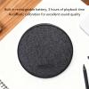 LICAEVEY Speaker, 7W Powerful Sound with 9D Panoramic Audio, Portable Wireless Speaker with USB Charging Port, for Home Travel Outdoor (Black) view 2
