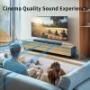3 in 1 Detachable Sound Bar for TV, 100W Split Soundbars Bluetooth 5.0 Surround Sound System for TV Home Audio 36" Soundbar Speaker, ARC/Optical/AUX Connection & Remote view 3