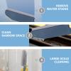 UTHCLO Multi-Functional Window Screen Cleaning Brush Large Ocean Blue Silicone Kitchen Bathroom Groove Portable Household Cleaning Tool view 4