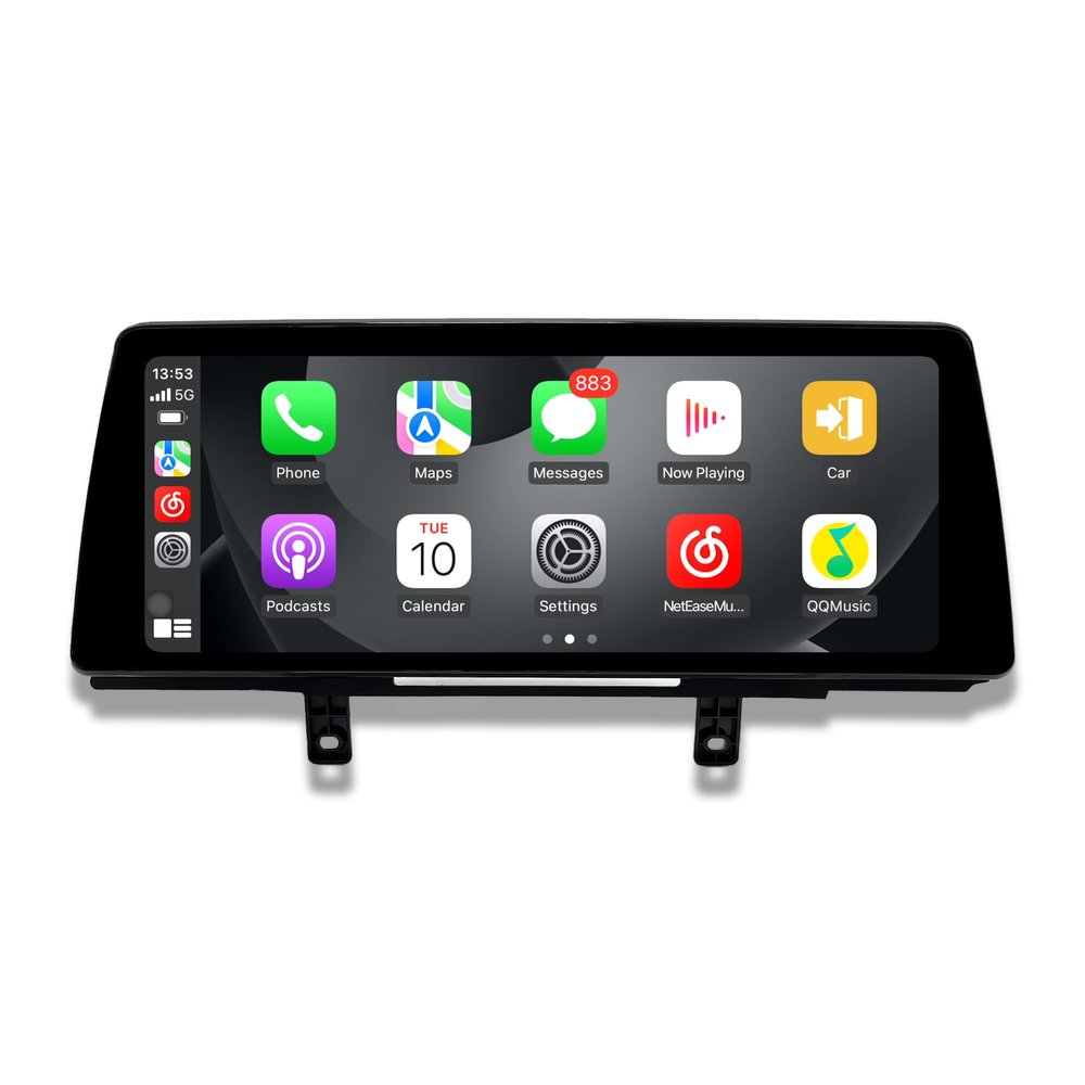 10.25 Inch Android Screen Upgrade for BMW NBT F30 F31 F32 F33 F34 F35 F36, CarPlay,Android Auto,Screen Mirroring,Split Screen,Wi-Fi,Music,Navigation,Vehicle Cameras, App Netflix,Spotify,TikTok (128GB)