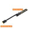 Add On Card NGFF M.2 Key AE Male to Key M Female Board Adapter with Cable M2 Key AE to NVME for 2230 2242 2260 2280 M.2 NVME SSD view 2