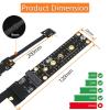 Add On Card NGFF M.2 Key AE Male to Key M Female Board Adapter with Cable M2 Key AE to NVME for 2230 2242 2260 2280 M.2 NVME SSD view 3