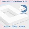 Space Art Deco, 10 Pack 11x14 Picture Mats for 5x7 Photo, Acid Free White Core Bevel Cut 4-Ply Thickness, Signature Mat Board Matte for Artwork (White) view 3