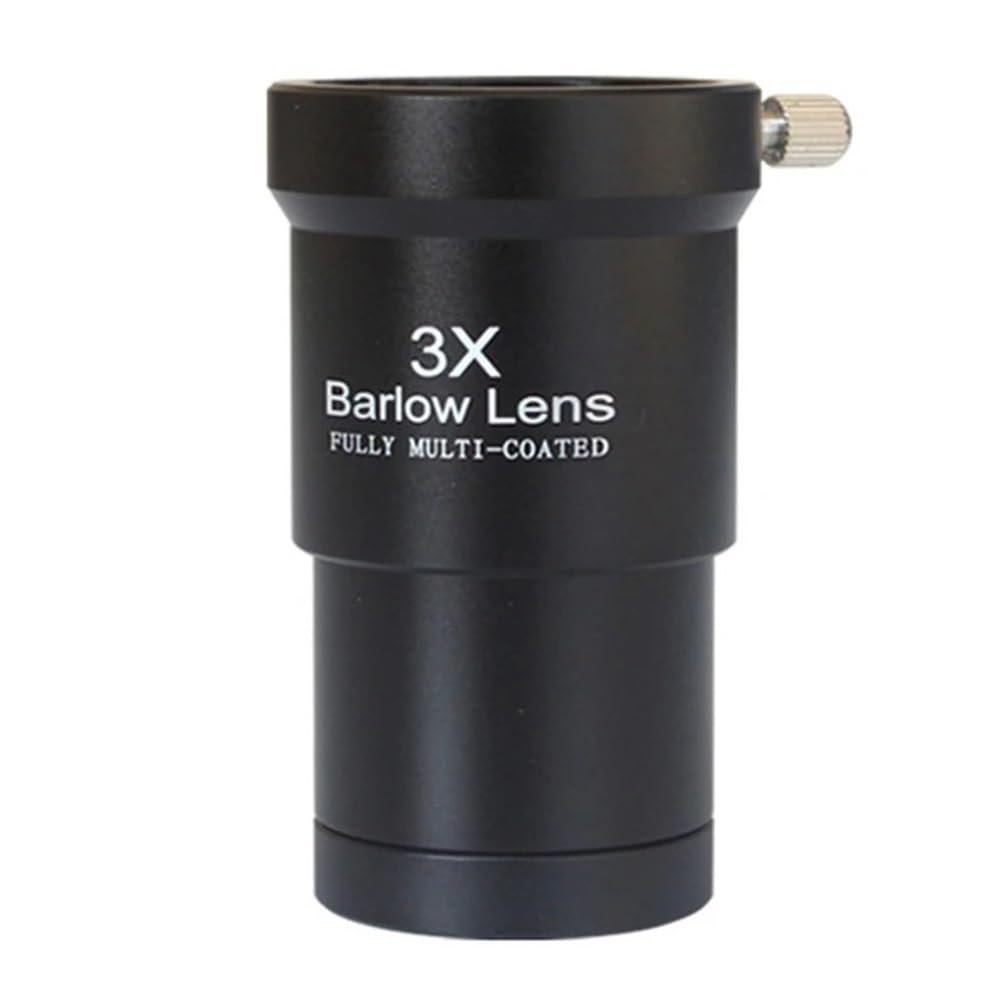 Astronomical Telescope Accessories Astronomical Telescope Accessories 3X Extender 1.25 Inches Metal Barlow Lens